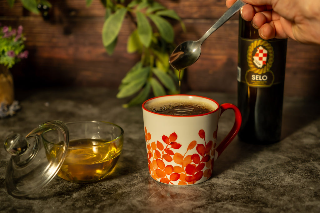 A creamy and energizing Bulletproof Olive Oil Coffee, made with rich Croatian olive oil, offering a unique and nourishing twist on your morning brew.