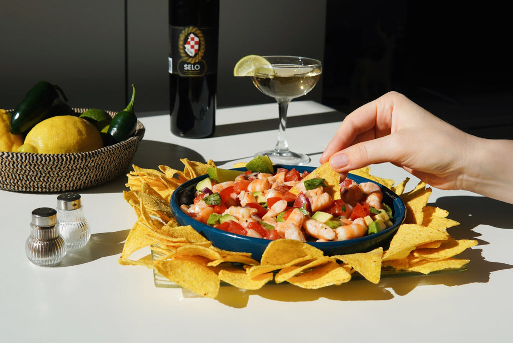 Ceviche with Shrimp and Avocado Selo Olive Oil Recipes Selo Olive Oil